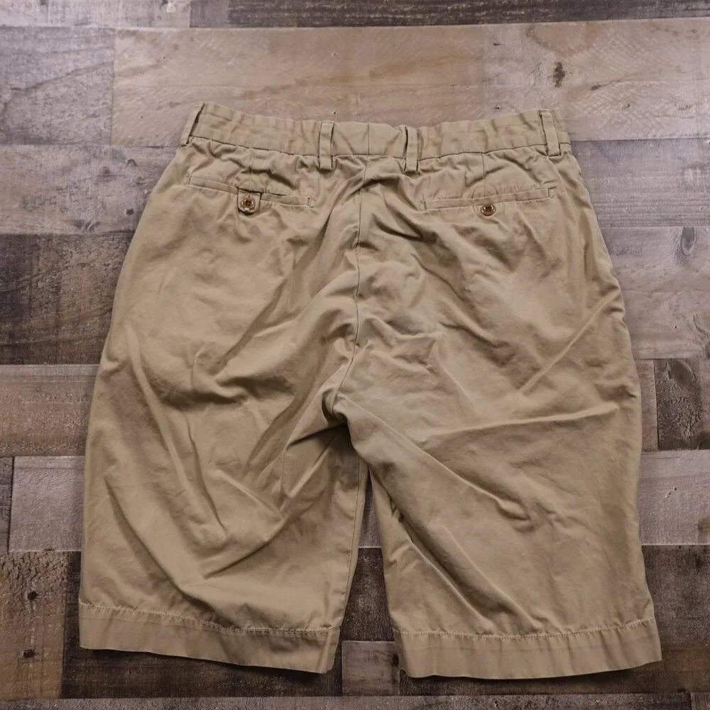 Polo Ralph Lauren Chino Shorts Men’s 33‎ Khaki 11” Inseam Classic Casual